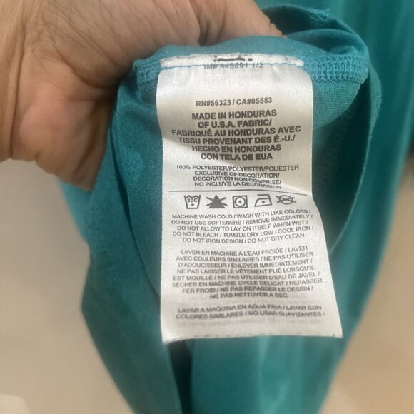 Nike Dri Fit Shirt Mens XL NFL Miami Dolphins Logo Crew Neck Teal Blue - Picture 11 of 12